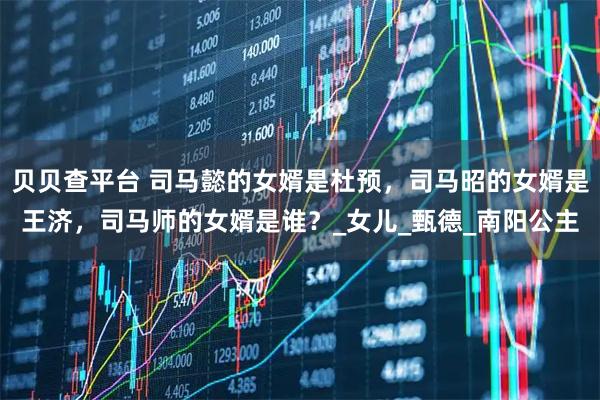 贝贝查平台 司马懿的女婿是杜预，司马昭的女婿是王济，司马师的女婿是谁？_女儿_甄德_南阳公主